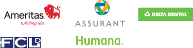 Ameritas, Assurant, Delta Dental, FCL, and Humana logos